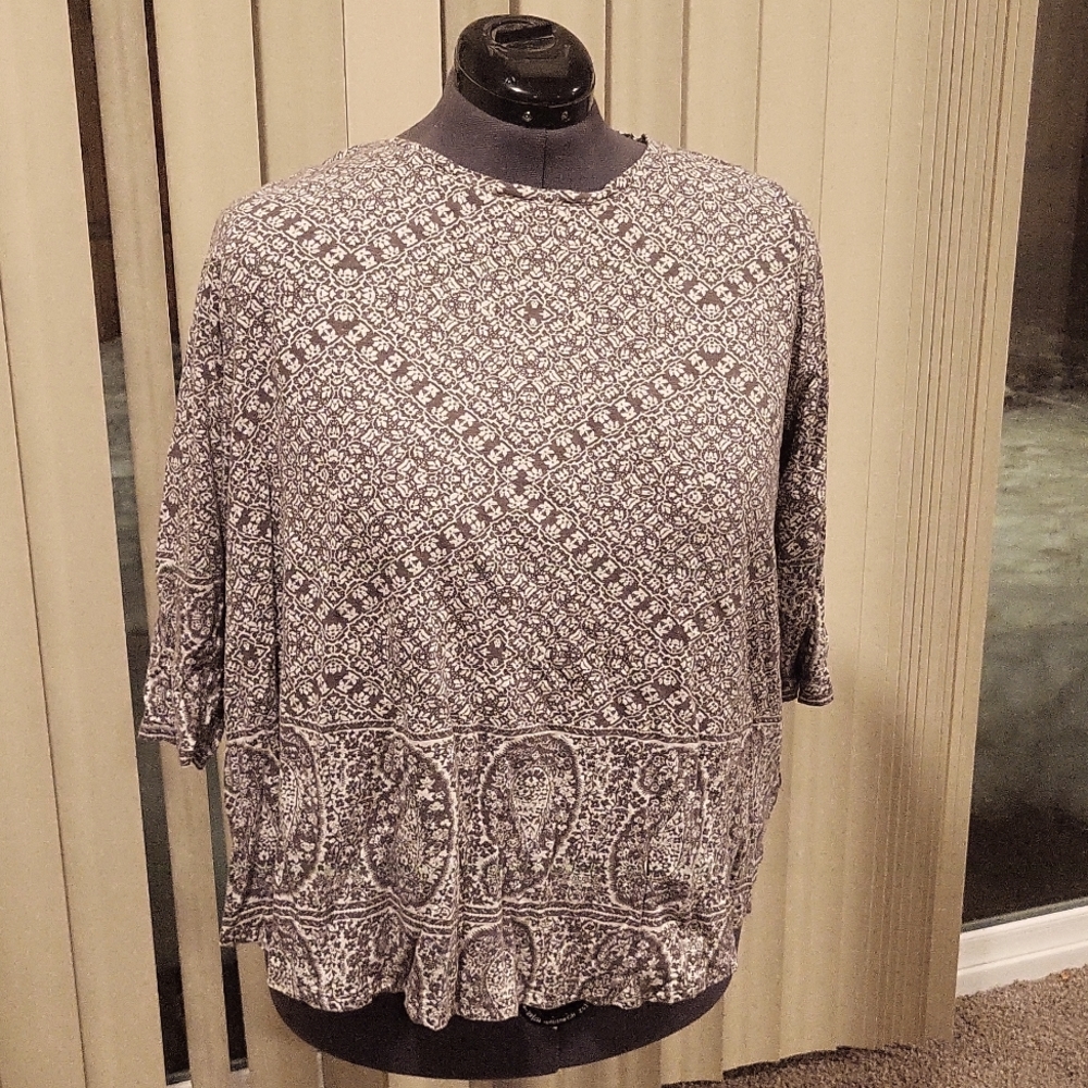 Knit pattern Top 3X